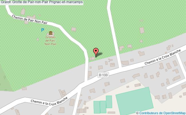 plan Grotte De Pair-non-pair Prignac-et-marcamps Prignac-et-marcamps