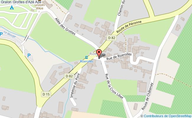 plan Grottes D'azé Azé Azé