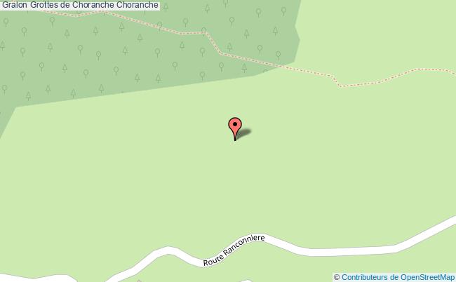 plan Grottes De Choranche Choranche Choranche