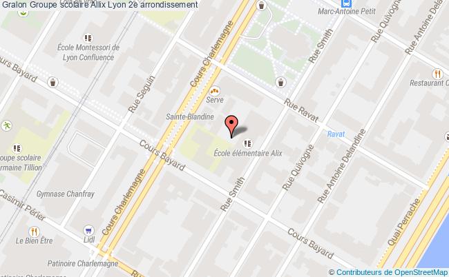 plan Groupe Scolaire Allix Lyon 2e Arrondissement Lyon 2e arrondissement
