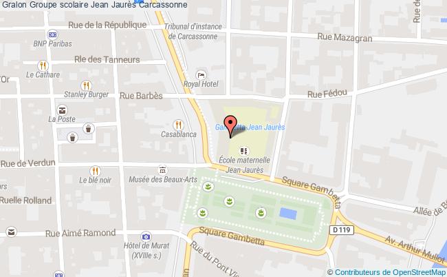 plan Groupe Scolaire Jean Jaurès Carcassonne Carcassonne