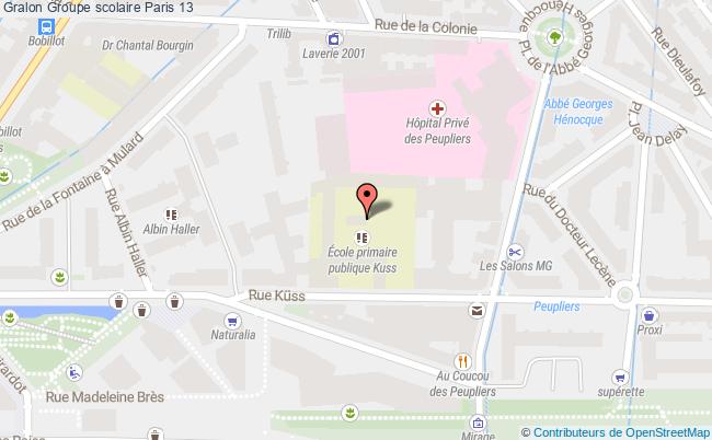 plan Groupe Scolaire Paris 13 Paris 13