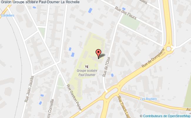 plan Groupe Scolaire Paul-doumer La Rochelle La Rochelle
