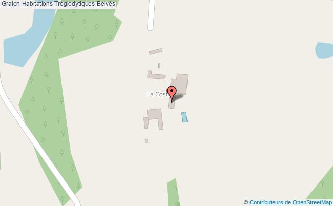 plan Habitations Troglodytiques Belvès Belvès