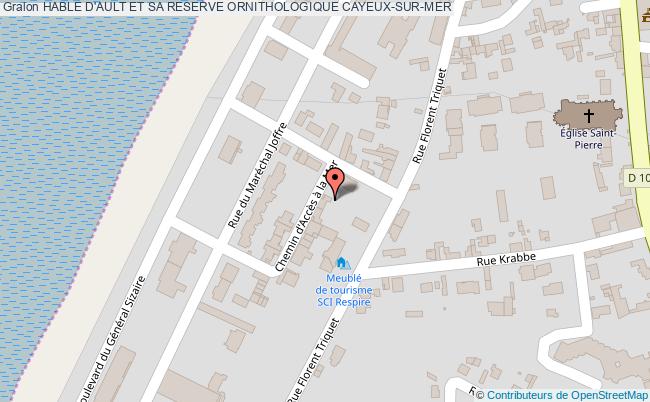 plan Hable D'ault Et Sa Reserve Ornithologique Cayeux-sur-mer CAYEUX-SUR-MER