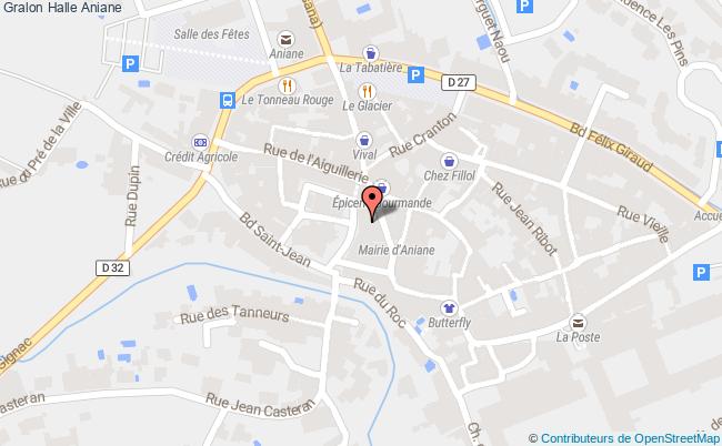 plan Halle Aniane Aniane