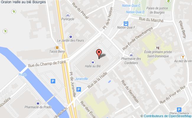 plan Halle Au Blé Bourges Bourges