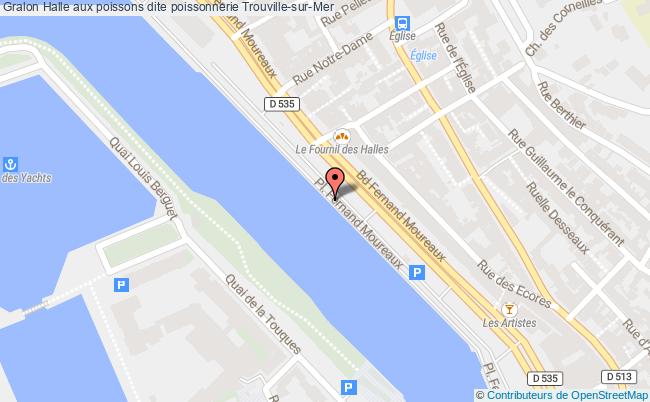 plan Halle Aux Poissons Dite Poissonnerie Trouville-sur-mer Trouville-sur-Mer