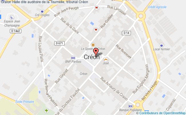 Halle dite auditoire de la Tournelle, tribunal