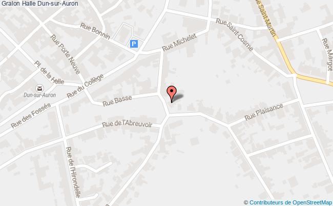 plan Halle Dun-sur-auron Dun-sur-Auron
