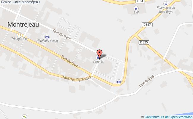 plan Halle Montréjeau Montréjeau