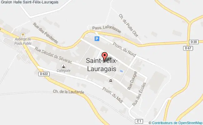 plan Halle Saint-félix-lauragais Saint-Félix-Lauragais
