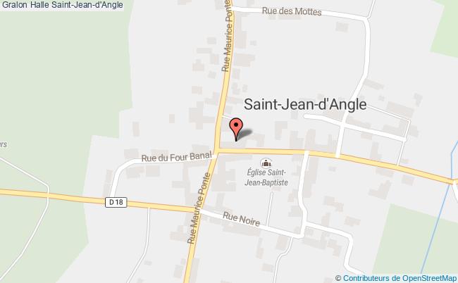 plan Halle Saint-jean-d'angle Saint-Jean-d'Angle