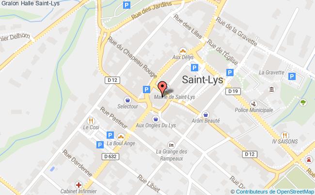 plan Halle Saint-lys Saint-Lys