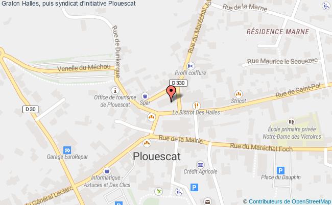 plan Halles, Puis Syndicat D'initiative Plouescat Plouescat