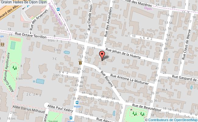 plan Halles De Dijon Dijon Dijon