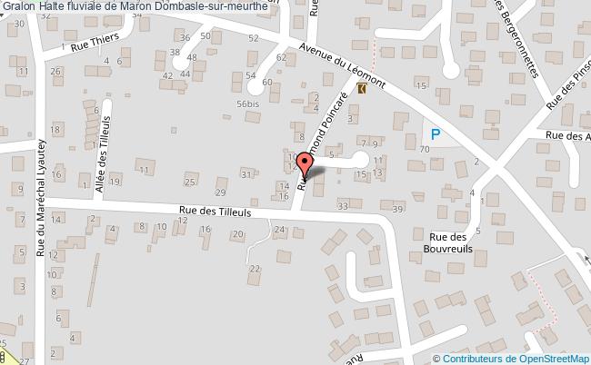 plan Halte Fluviale De Maron Dombasle-sur-meurthe Dombasle-sur-meurthe