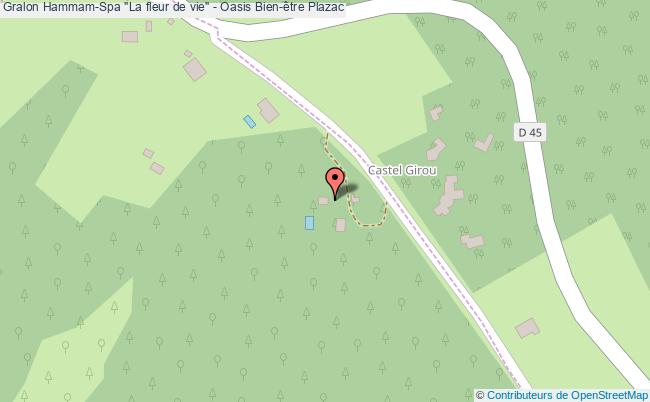 plan Hammam-spa "la Fleur De Vie" - Oasis Bien-être Plazac Plazac