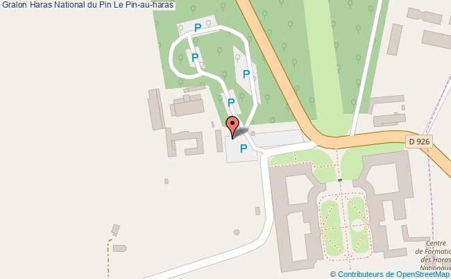 plan Haras National Du Pin Le Pin-au-haras Le Pin-au-haras