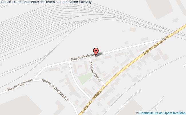 plan Hauts Fourneaux De Rouen S. A. Le Grand-quevilly Le Grand-Quevilly