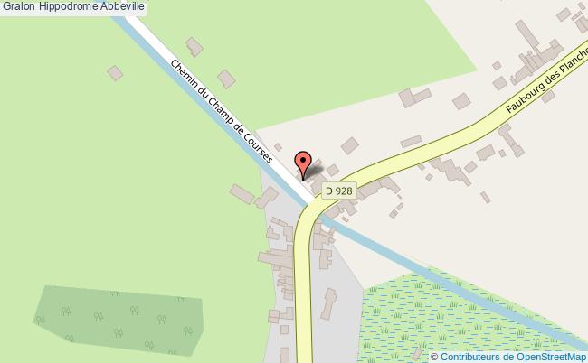 plan Hippodrome Abbeville Abbeville