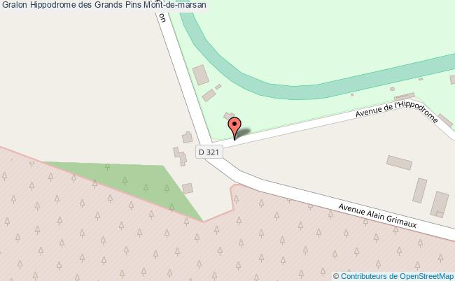 plan Hippodrome Des Grands Pins Mont-de-marsan Mont-de-marsan