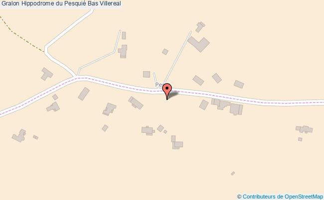 plan Hippodrome Du Pesquié Bas Villereal Villereal