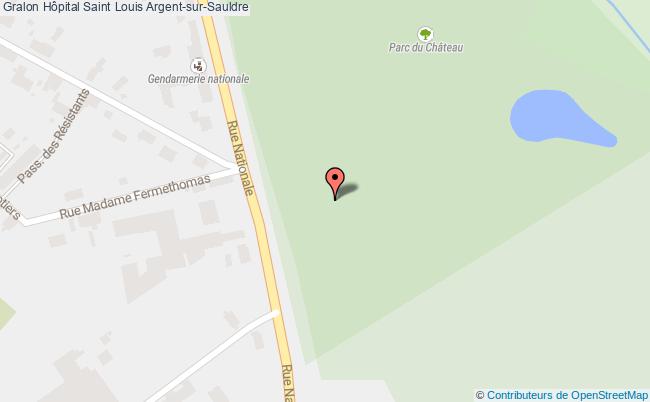 plan Hôpital Saint Louis Argent-sur-sauldre Argent-sur-Sauldre