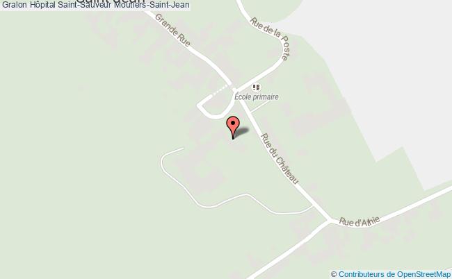 plan Hôpital Saint-sauveur Moutiers-saint-jean Moutiers-Saint-Jean