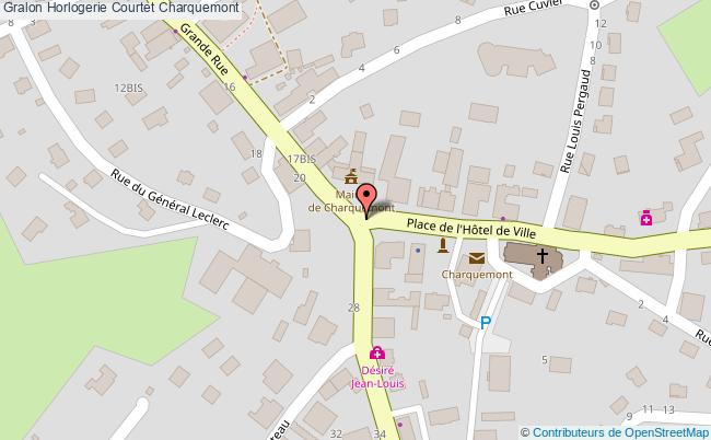 plan Horlogerie Courtet Charquemont Charquemont