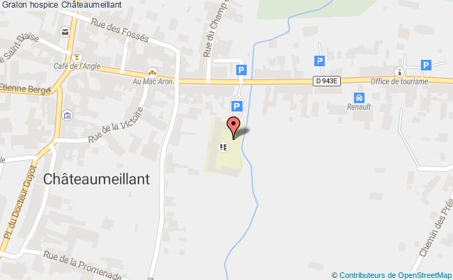plan Hospice Châteaumeillant Châteaumeillant