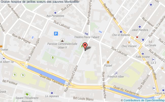 plan Hospice De Petites Soeurs Des Pauvres Montpellier Montpellier