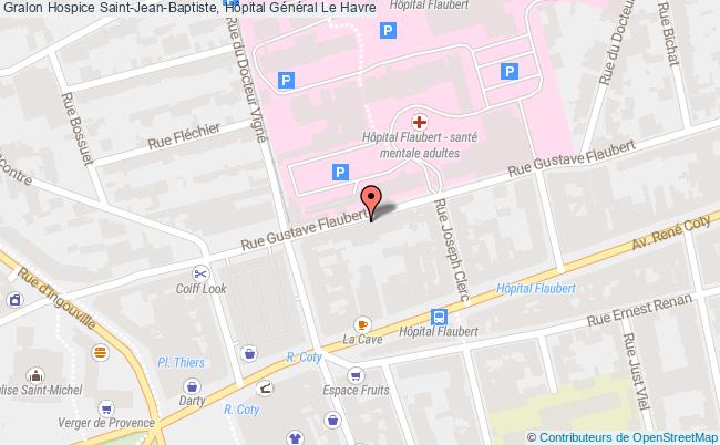 plan Hospice Saint-jean-baptiste, Hôpital Général Le Havre Le Havre