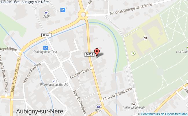 plan Hôtel Aubigny-sur-nère Aubigny-sur-Nère