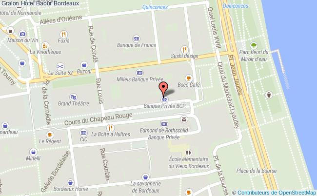 plan Hôtel Baour Bordeaux Bordeaux