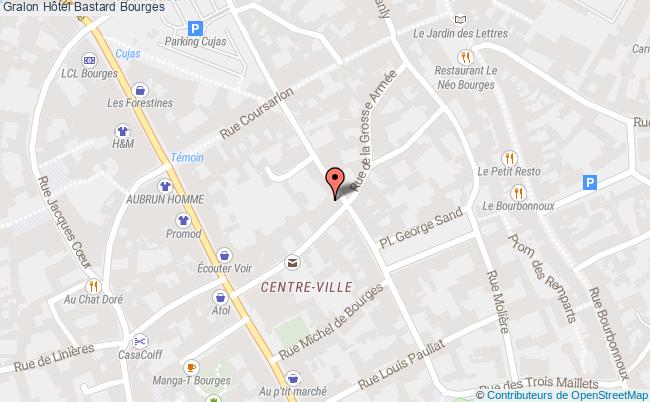 plan Hôtel Bastard Bourges Bourges