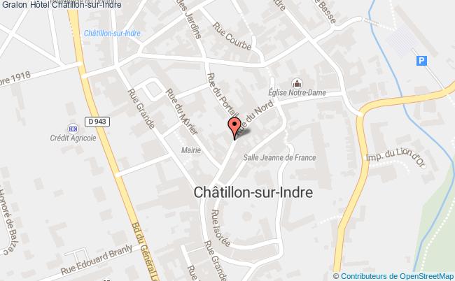 plan Hôtel Châtillon-sur-indre Châtillon-sur-Indre
