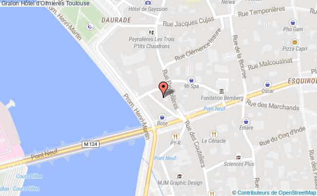plan Hôtel D'olmières Toulouse Toulouse