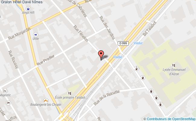 plan Hôtel Davé Nîmes Nîmes