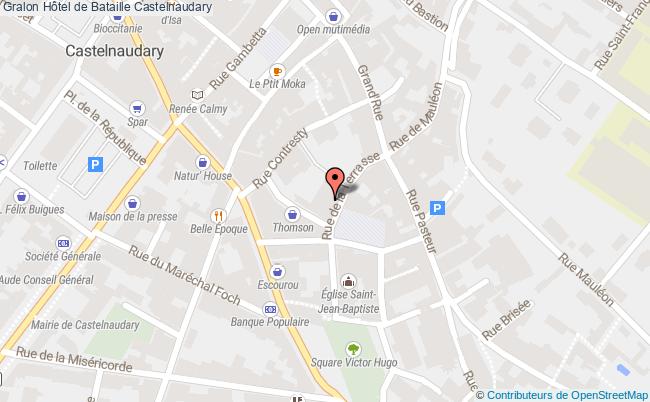 plan Hôtel De Bataille Castelnaudary Castelnaudary