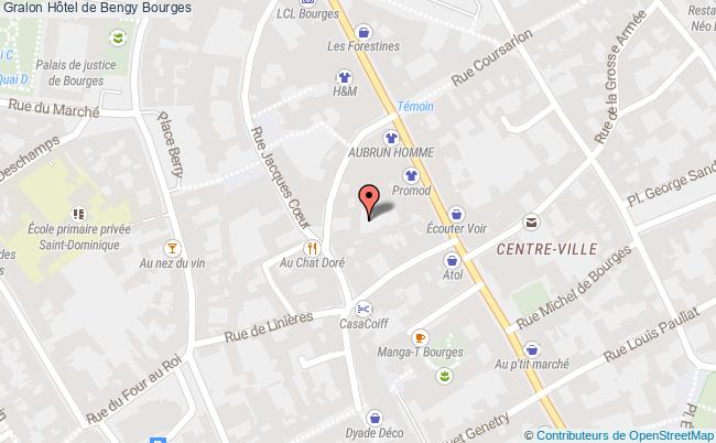 plan Hôtel De Bengy Bourges Bourges