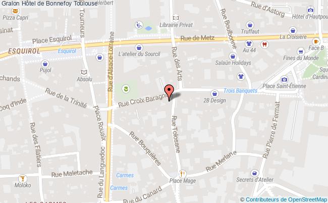 plan Hôtel De Bonnefoy Toulouse Toulouse