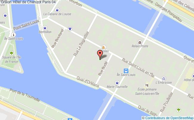 plan Hôtel De Chenizot Paris 04 Paris 04