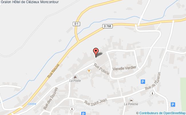 plan Hôtel De Clézieux Moncontour Moncontour