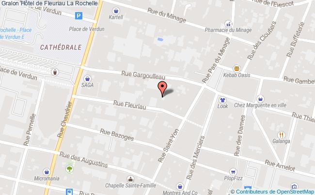 plan Hôtel De Fleuriau La Rochelle La Rochelle