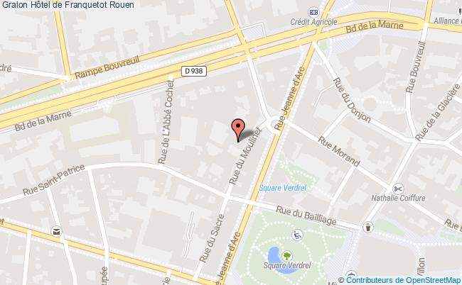 plan Hôtel De Franquetot Rouen Rouen