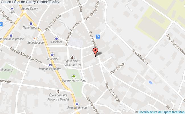 plan Hôtel De Gauzy Castelnaudary Castelnaudary