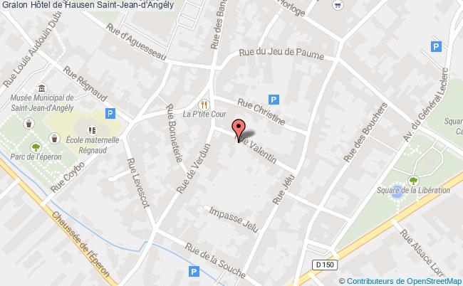 plan Hôtel De Hausen Saint-jean-d'angély Saint-Jean-d'Angély