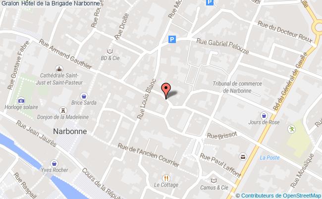 plan Hôtel De La Brigade Narbonne Narbonne