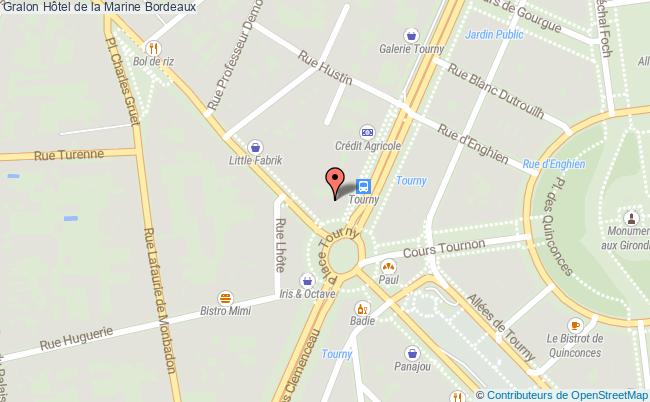 plan Hôtel De La Marine Bordeaux Bordeaux